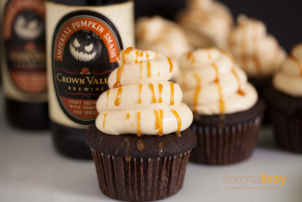 Pumpkin Stout Chocolate Cupcake