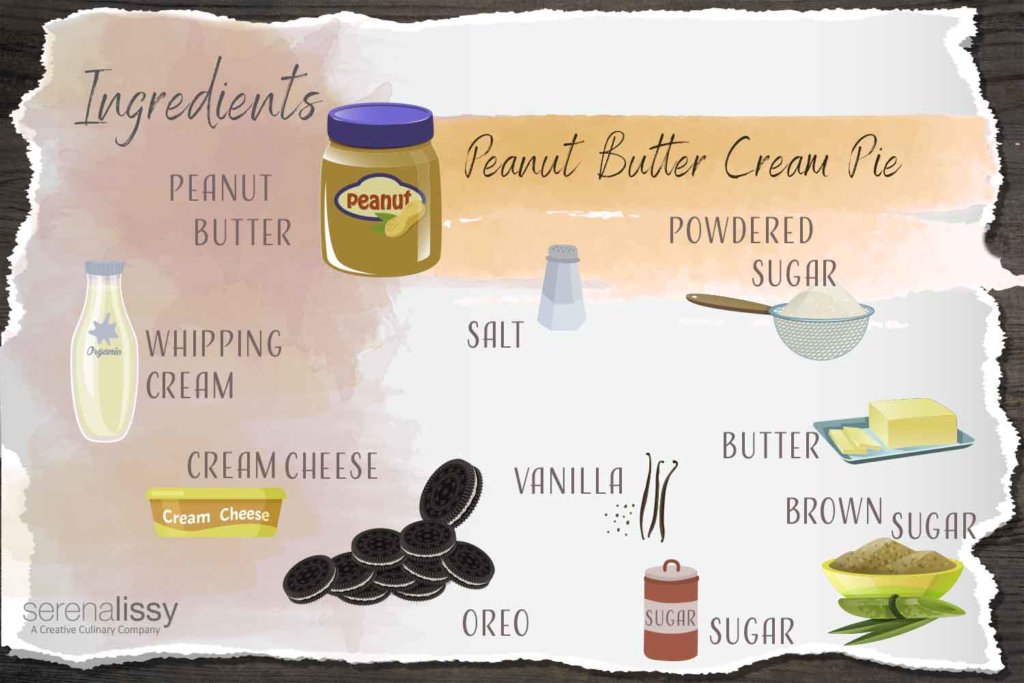 peanut butter cream pie ingredients