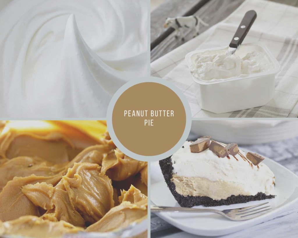 Peanut Butter Cream Pie Process Collage