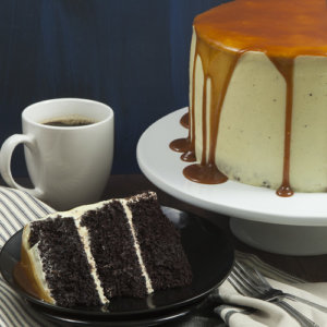 Chocolate Cake With Earl Grey Buttercream