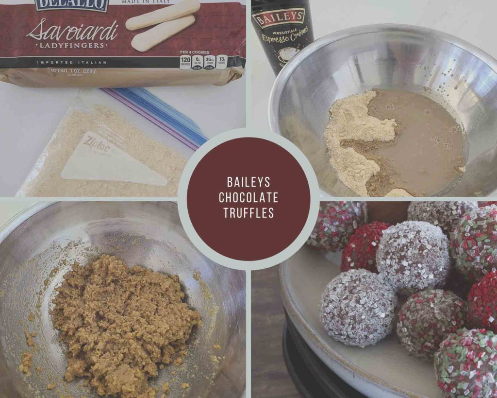 Process Collage To Make Truffles